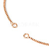 5Pcs Rack Plating Adjustable Brass Slider Bracelet Making MAK-FS0001-03RG-2