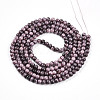 Baking Paint Glass Beads Strands DGLA-N003-4mm-C09-3
