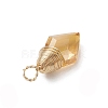 Copper Wired Glass Pendants PALLOY-JF02621-02-4