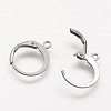 316 Surgical Stainless Steel Leverback Earring Findings STAS-F041-47-P-2