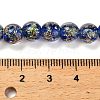 Handmade Dichroic Foil Glass Beads Strands DICH-U001-02D-4