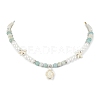 Mixed Gemstone and Pearl Beads Necklaces NJEW-JN04790-1