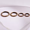 Alloy Spring Gate Rings AJEW-SZ0001-43-2