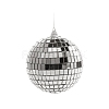 Plastic Disco Ball Pendant Decoration XMAS-PW0002-01E-1