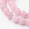 Natural Rose Quartz Bead Strands G-G735-59-10mm-3