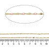 Rack Plating Brass Dapped Chains AJEW-Q153-02G-12-2