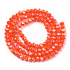 Electroplate Glass Beads Strands EGLA-A044-P3mm-B03-2