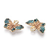 Alloy Enamel Pendants ENAM-N055-014F-NR-4