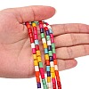 Synthetic Turquoise Beads Strands TURQ-G120-4x6mm-11-4