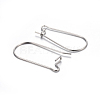 304 Stainless Steel Hoop Earring Findings STAS-P223-01P-03-2