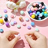DIY Silicone Beaded Keychain Making Kit DIY-YW0008-61-4