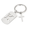 1Pc Stainless Steel Keychains KEYC-TADJ0001-08K-1