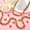 Electroplate Glass Beads Strands EGLA-D017-15x10mm-3-4