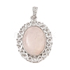 Natural Rose Quartz Pendants G-A226-03P-05-1