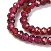 Natural Garnet Beads Strands X-G-F770-D02-02-4