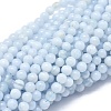 Natural Blue Lace Agate Beads Strands X-G-A177-04-09-1