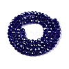 Electroplate Glass Beads Strands EGLA-A044-T4mm-A06-3