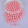 Round Silicone Focal Beads SI-JX0046A-47-1