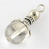 Natural Quartz Crystal Pendants G-Q459-02S-2