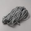 Polyester Metallic Braid Lace Trim OCOR-WH0089-22B-2