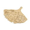 Brass Etched Metal Embellishments Connector Charms KKC-D001-25KCG-2