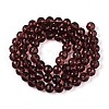 Transparent Glass Bead Strands GLAA-R095-8mm-36-2