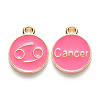 Alloy Enamel Pendants X-ENAM-S124-01A-03D-1