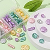 50g 5 Colors ABS Plastic Imitation Pearl Beads OACR-YW0001-24-5
