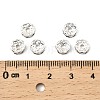 Brass Grade A Rhinestone Spacer Beads RB-A014-Z7mm-28S-3