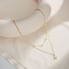 Flower Natural Freshwater Pearl Pendant Necklaces NJEW-G153-04G-3