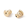Rack Plating Brass Ear Nuts X-KK-G433-03LG-2