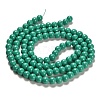 Painted Glass Bead Strands DGLA-S071-8mm-B31-4