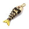 Rack Plating Brass Pendants KK-A268-05G-B02-2