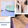 100Pcs 5 Colors Glass Pendants GLAA-CJ0001-64-10