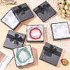 Bowknot Organza Ribbon Cardboard Bracelet Bangle Gift Boxes BC148-05-5
