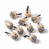 Glass Bottle Pendants CRES-S359-01B-2