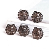 Natural Ice Obsidian Carved Nine-Tailed Fox Beads PW-WG881C9-01-2
