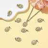 SHEGRACE Brass Micro Pave Cubic Zirconia Pendants XGRQ2O689-446C-P-5