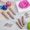 Wool Felt Poke Wood Handle FIND-WH0148-771-4