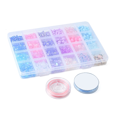 DIY Stretch Bracelet Making Kit DIY-FS0004-03-1