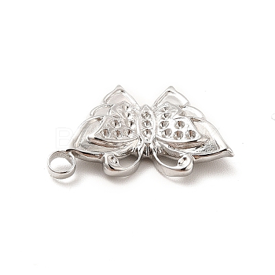 Non-Tarnish 304 Stainless Steel Pendant Rhinestone Settings STAS-F282-11P-1