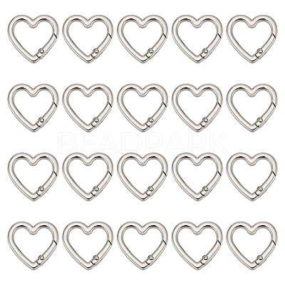 20Pcs Alloy Spring Gate Rings FIND-ME0002-82P-1