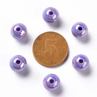 Opaque Acrylic Beads MACR-S370-D10mm-SS2114-1