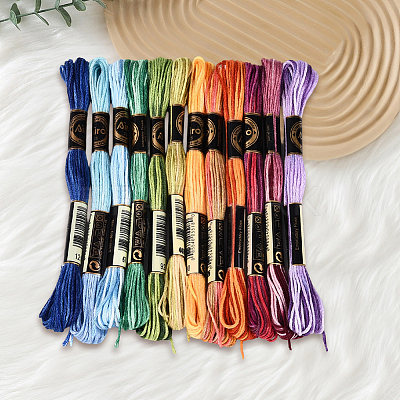 6-Ply Polyester Embroidery Floss OCOR-WH20074-15A-1