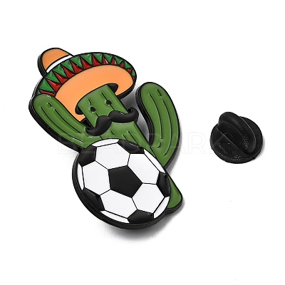 Mexico Football Theme Enamel Pins JEWB-D310-07EB-01-1