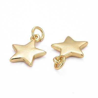 Brass Pendants KK-Z008-16G-1