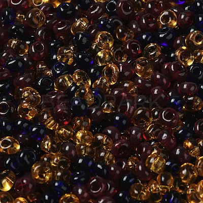 Transparent Colours Glass Seed Beads X1-SEED-P006-02A-10-1