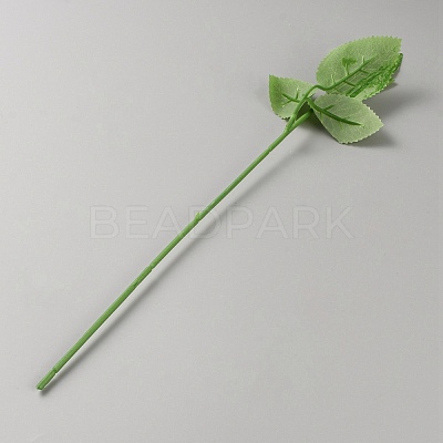 Plastic Leaf Poles AJEW-WH20003-16-1