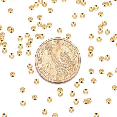 Brass Tiny Bead Cones KK-O043-04G-1