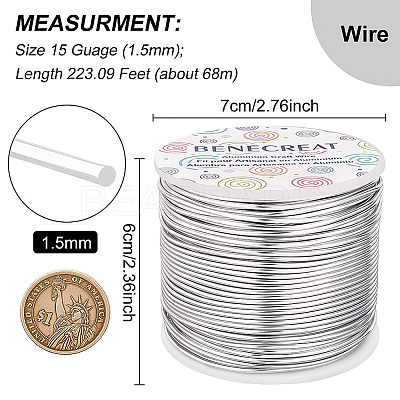 Round Aluminum Wire AW-BC0001-1.5mm-02-1